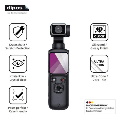 4x Schutzfolie klar für LAMA HJD05 Display-Schutzf (7)