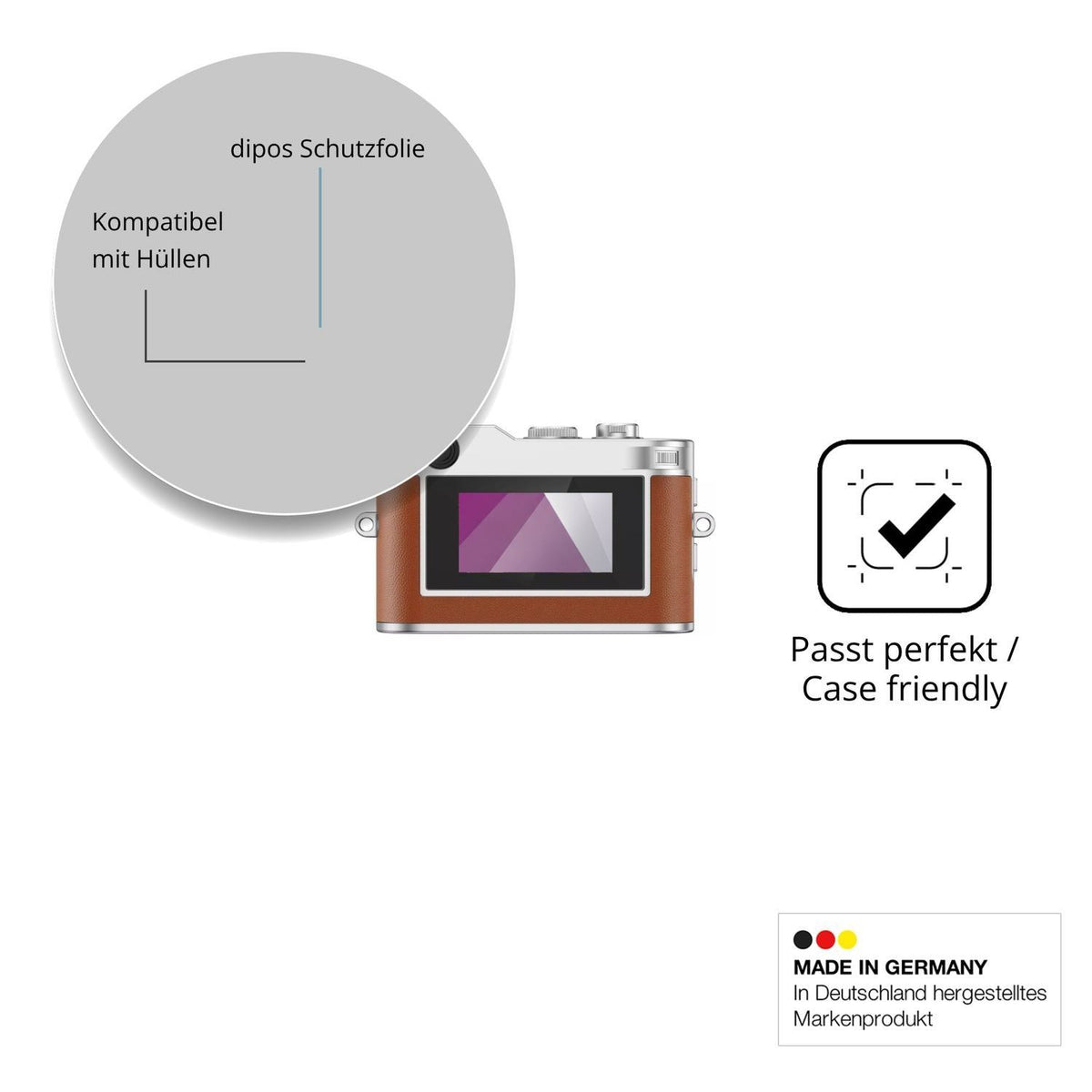 4x Schutzfolie klar für Rollei Mini Digital Camera (6)