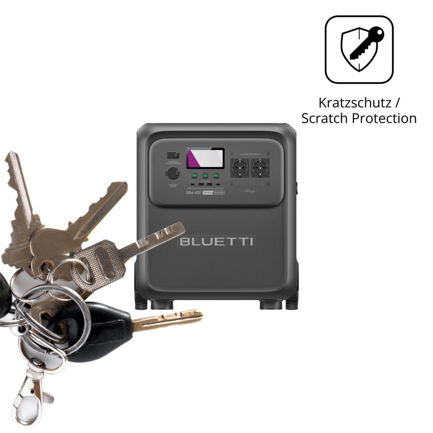 4x Schutzfolie klar für Bluetti Elite 400 Display- (4)
