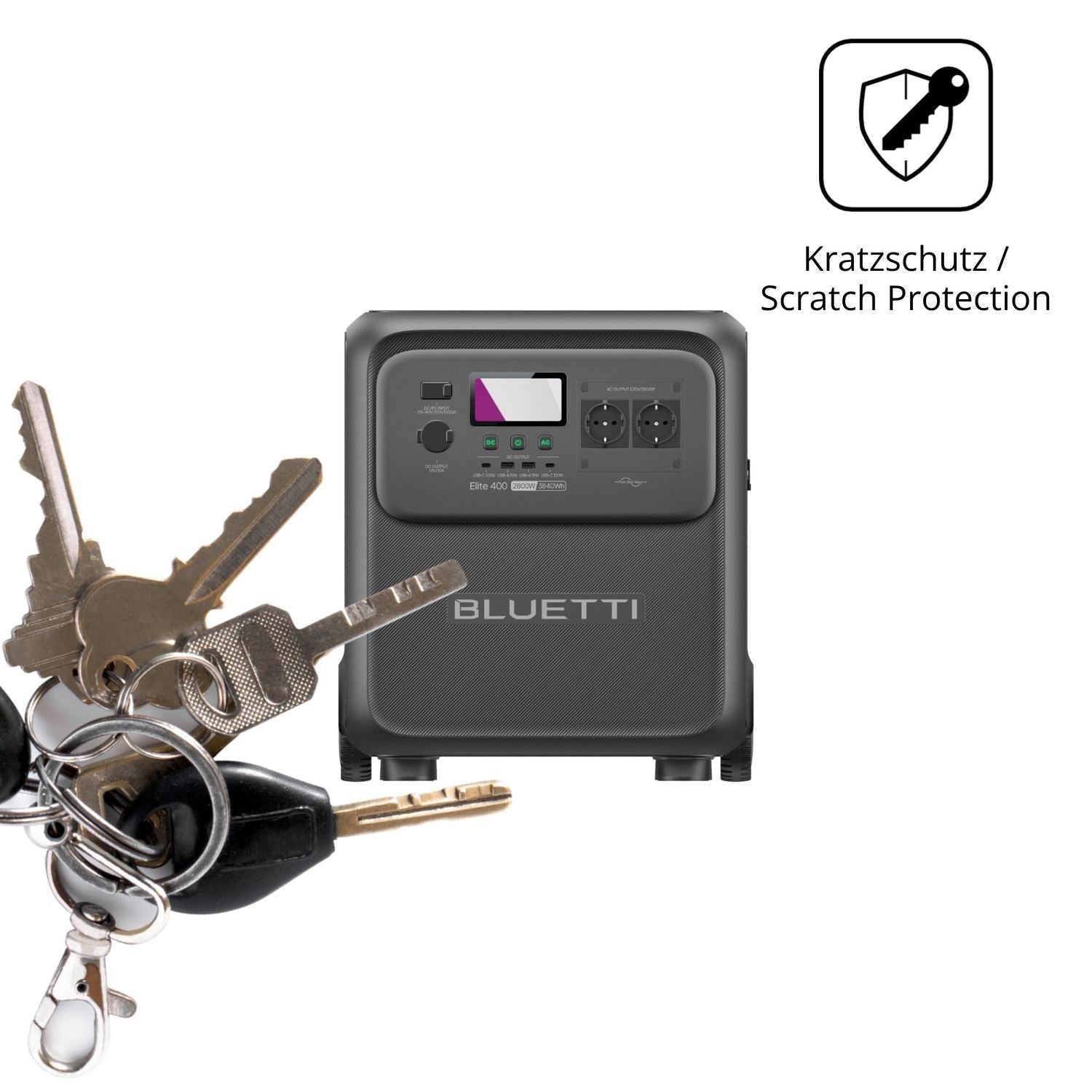 4x Schutzfolie klar für Bluetti Elite 400 Display- (4)