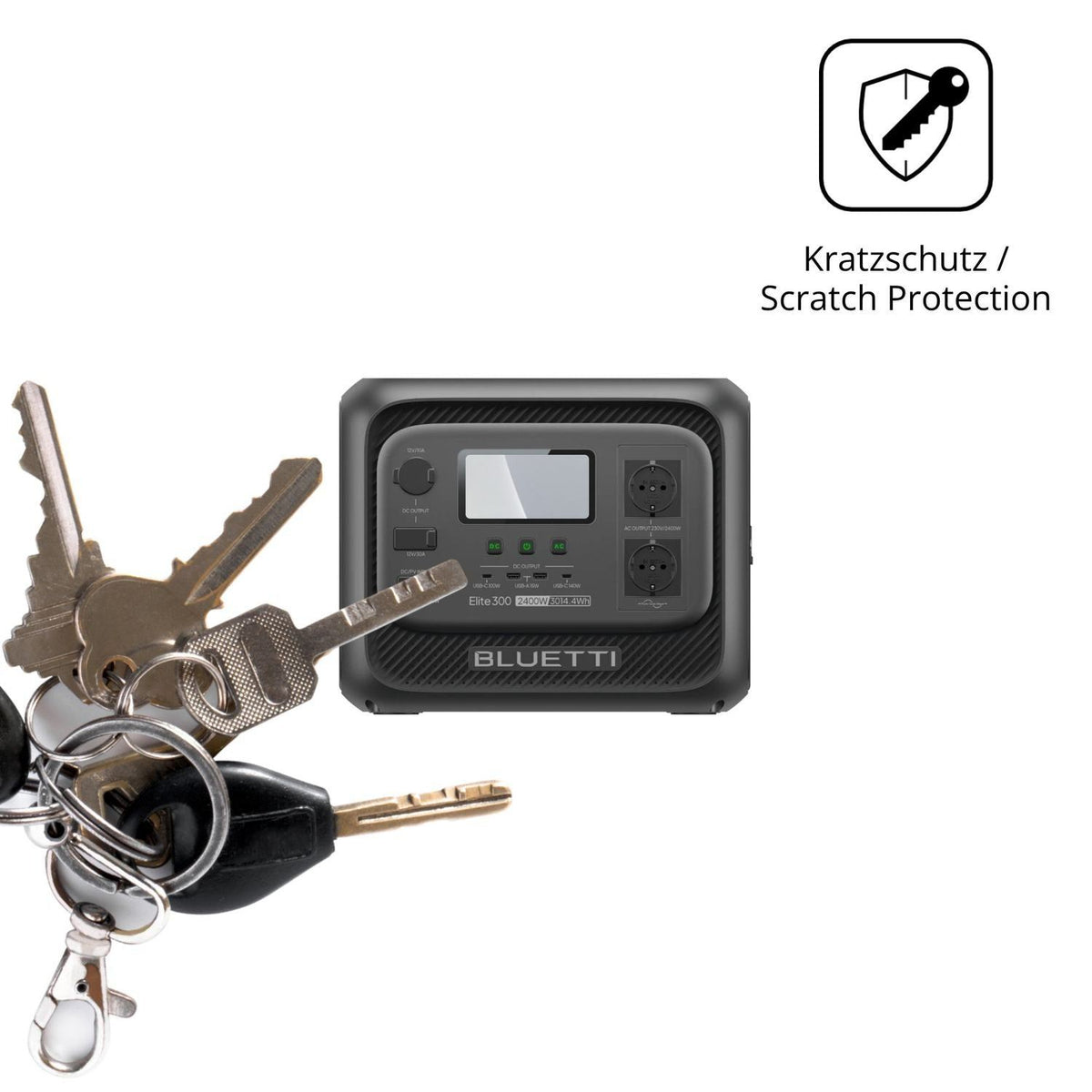 4x Schutzfolie matt für Bluetti Elite 300 Display- (4)