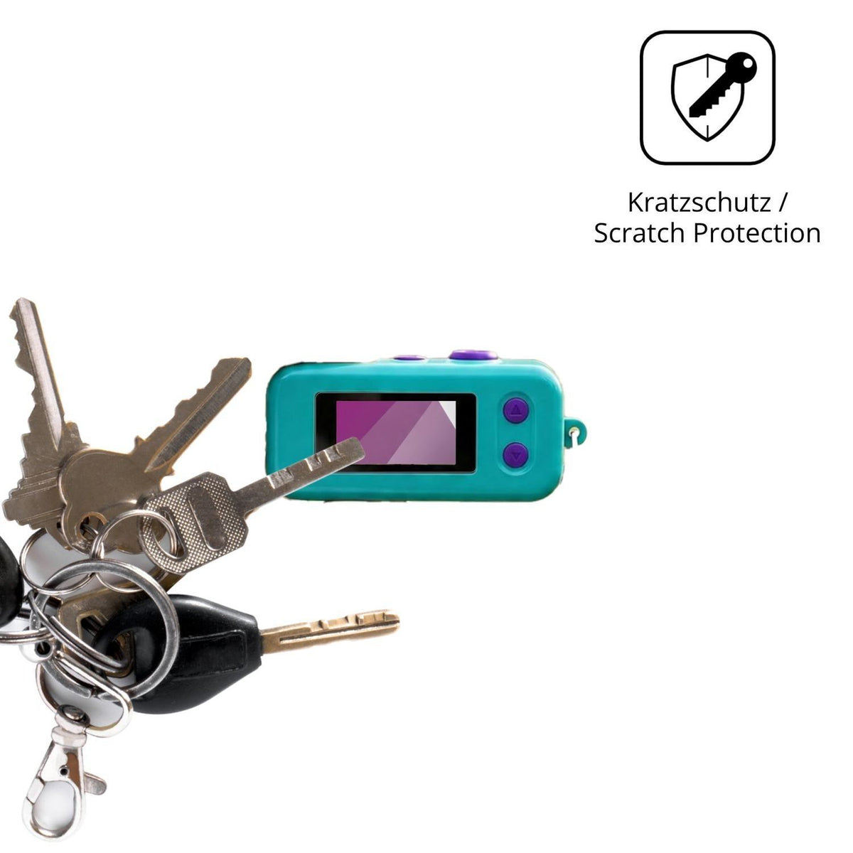 4x Schutzfolie klar für LeuKoles Mini K8 GC-1084 D (4)