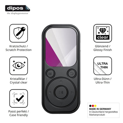 4x Schutzfolie klar für RWSRW MP3-H01 Display-Schu (1)