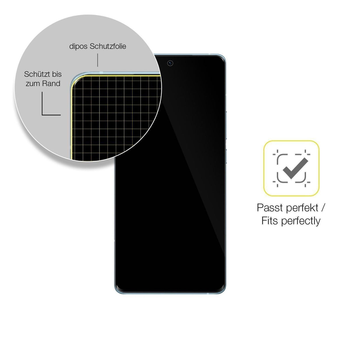 2x 3D Full Cover Schutzfolie für Vivo X60 T (6)