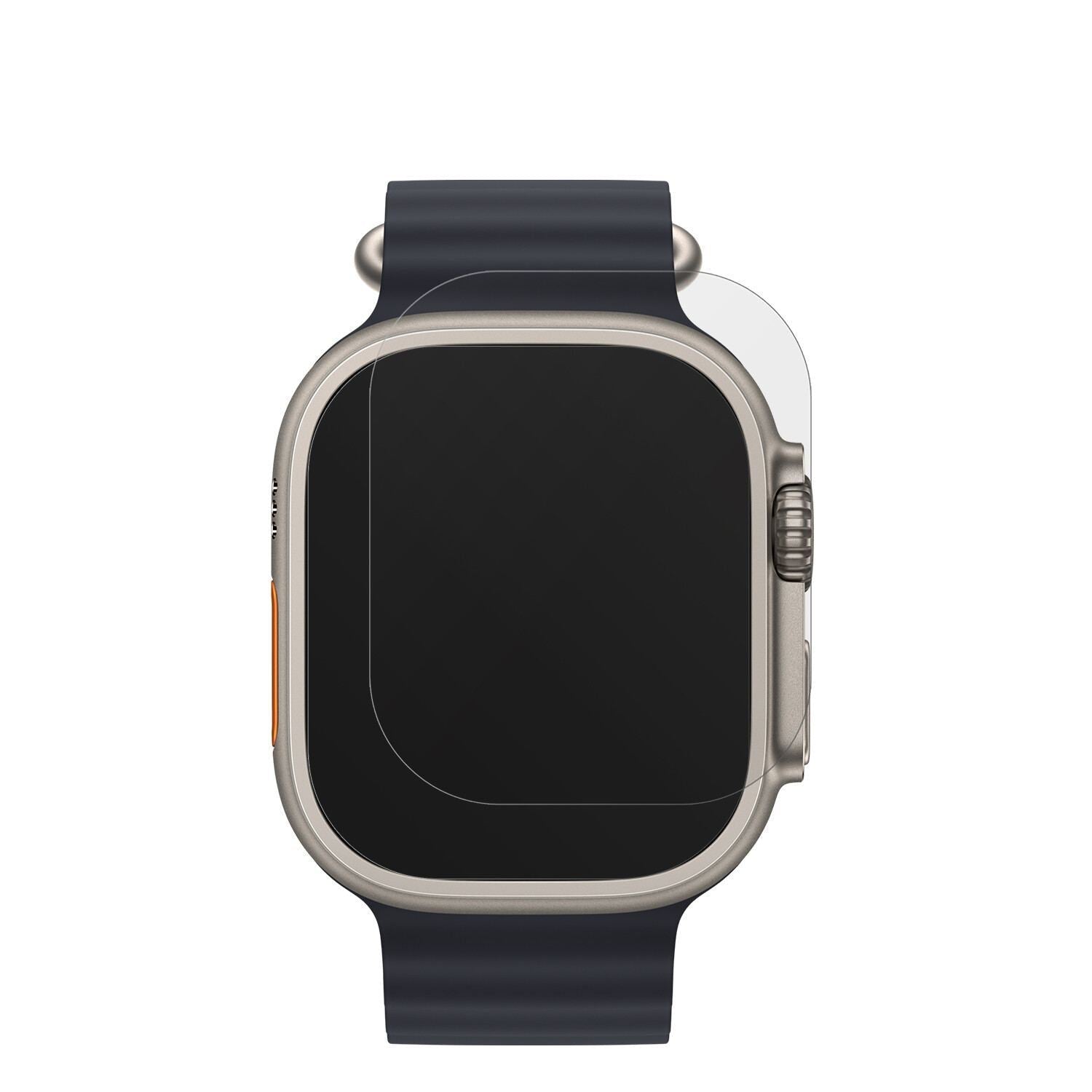2x Schutzfolie matt für Apple Watch Ultra Display- (2)