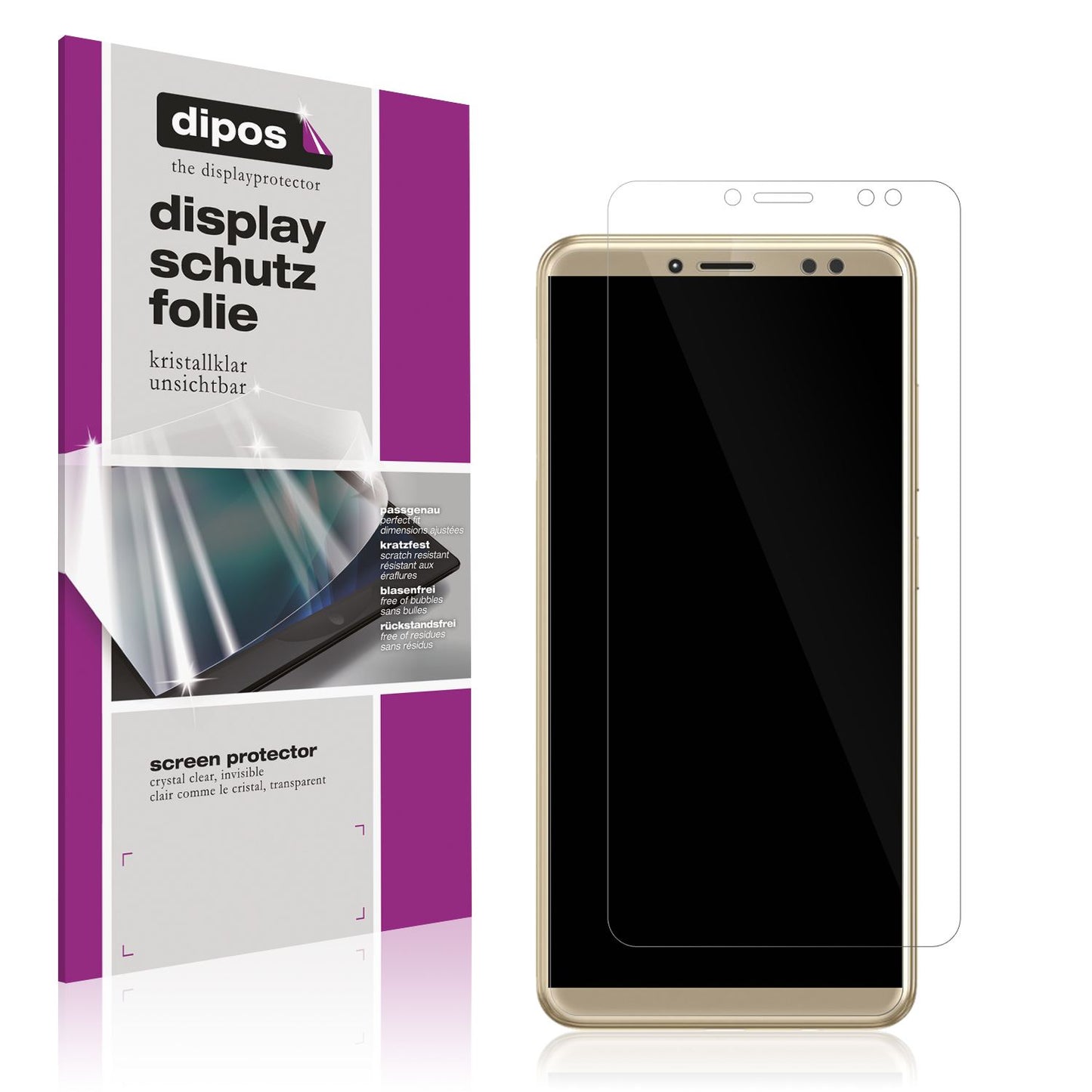 6x Schutzfolie klar für WALTON Primo S6 infinity D (1)