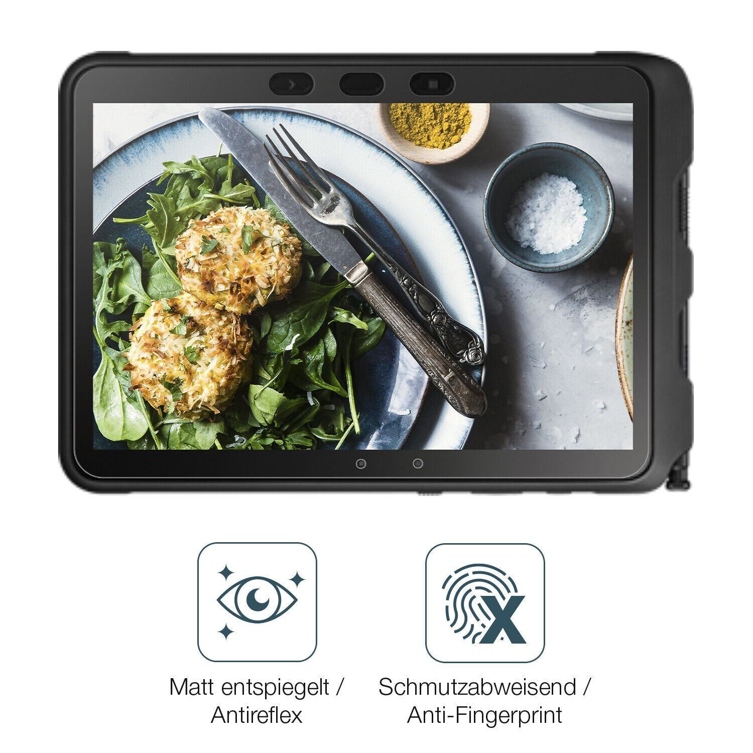 1x 9H Schutzfolie matt für Samsung Galaxy Tab Acti (5)