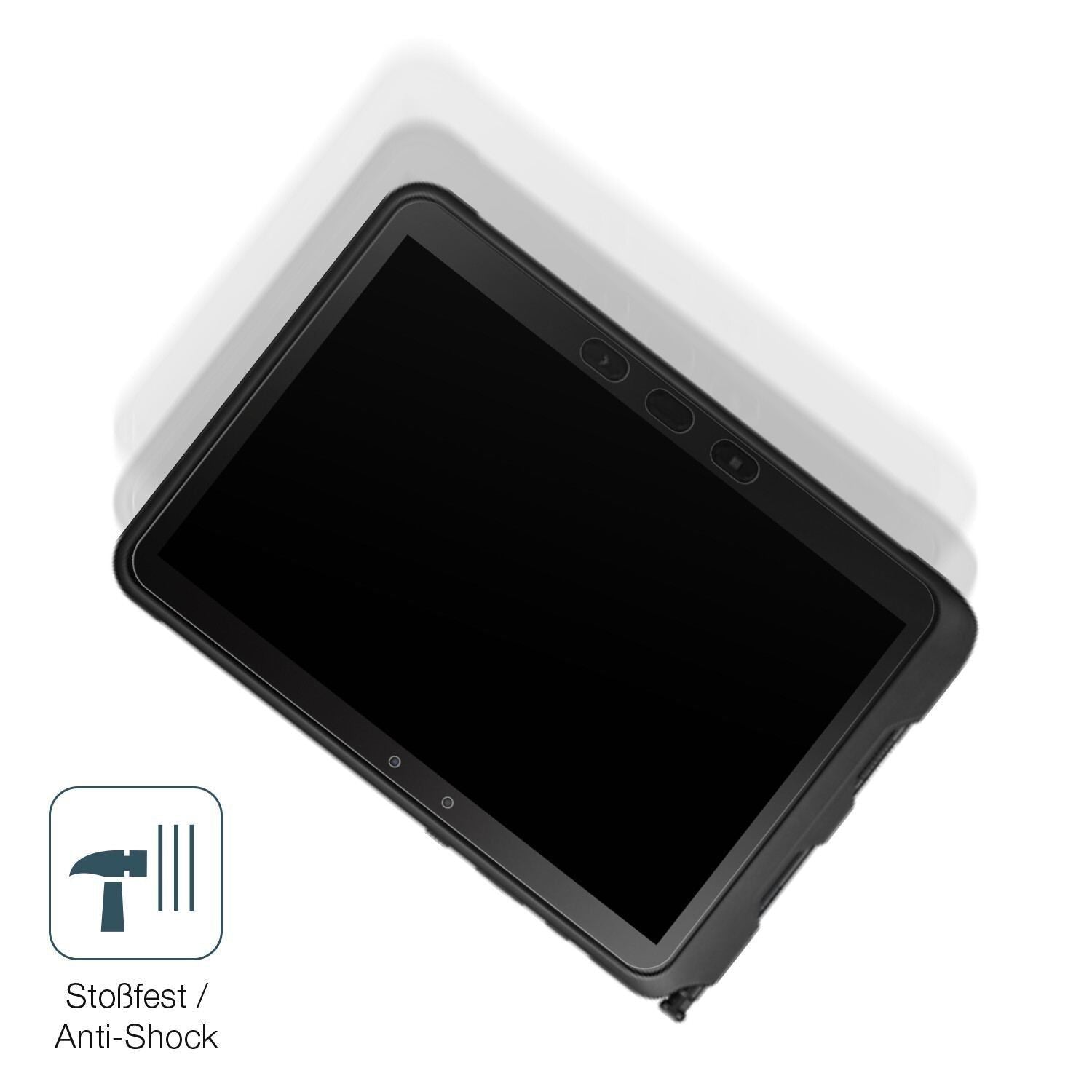 2x 9H Schutzfolie matt für Samsung Galaxy Tab Acti (4)