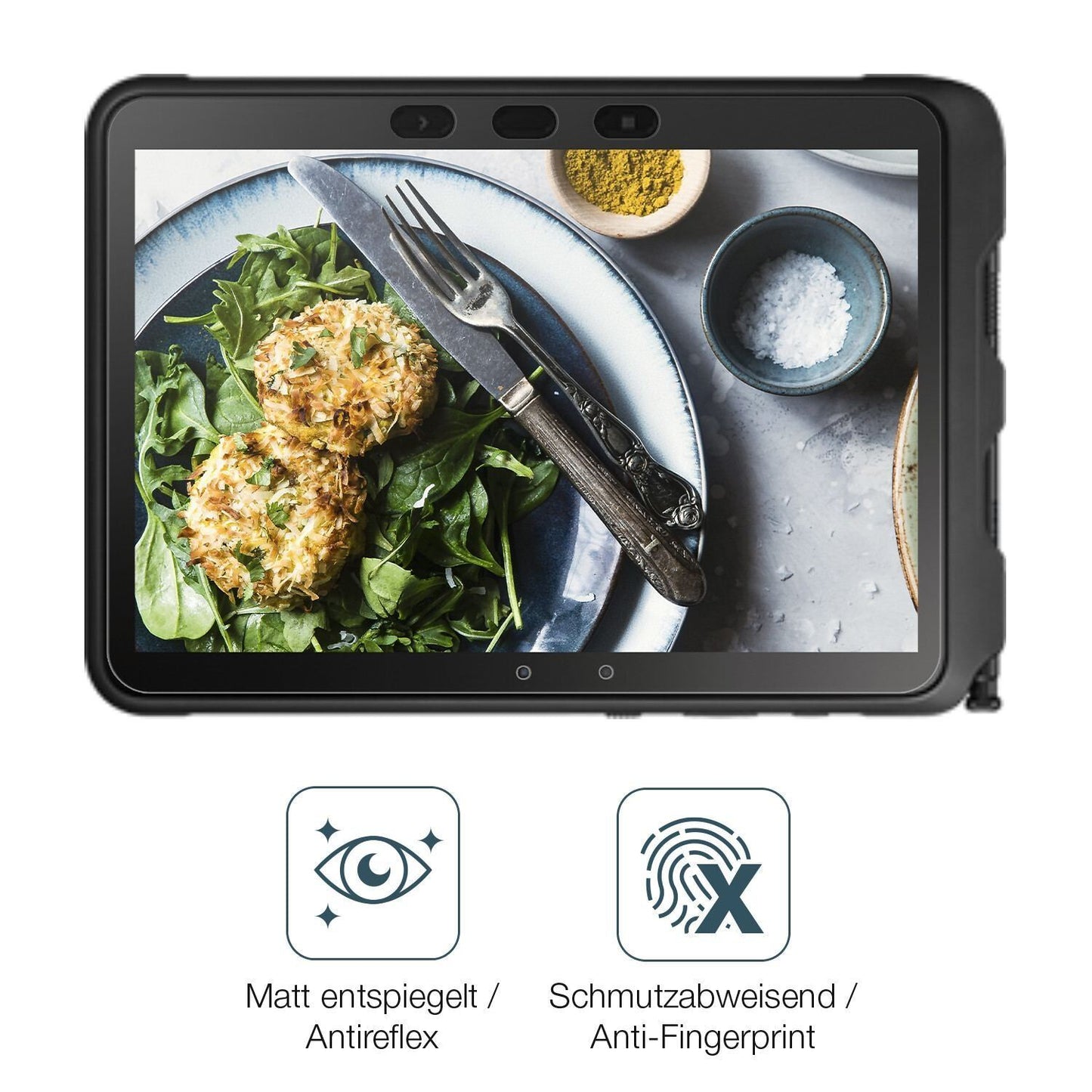 2x 9H Schutzfolie matt für Samsung Galaxy Tab Acti (5)