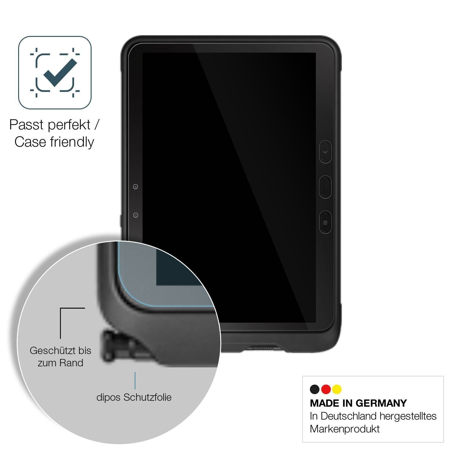 2x 9H Schutzfolie für Samsung Galaxy Tab Active 4  (6)