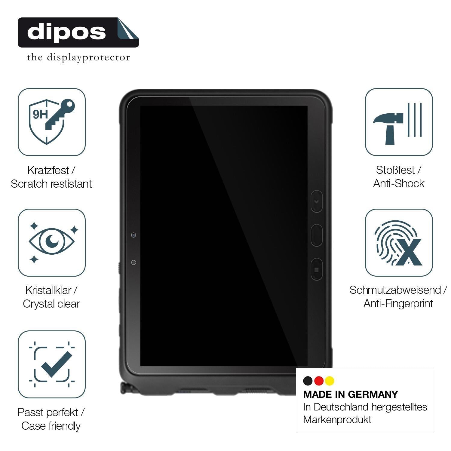 2x 9H Schutzfolie für Samsung Galaxy Tab Active 4  (7)
