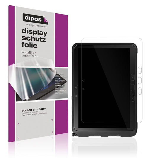 2x Schutzfolie klar für Samsung Galaxy Tab Active  (1)