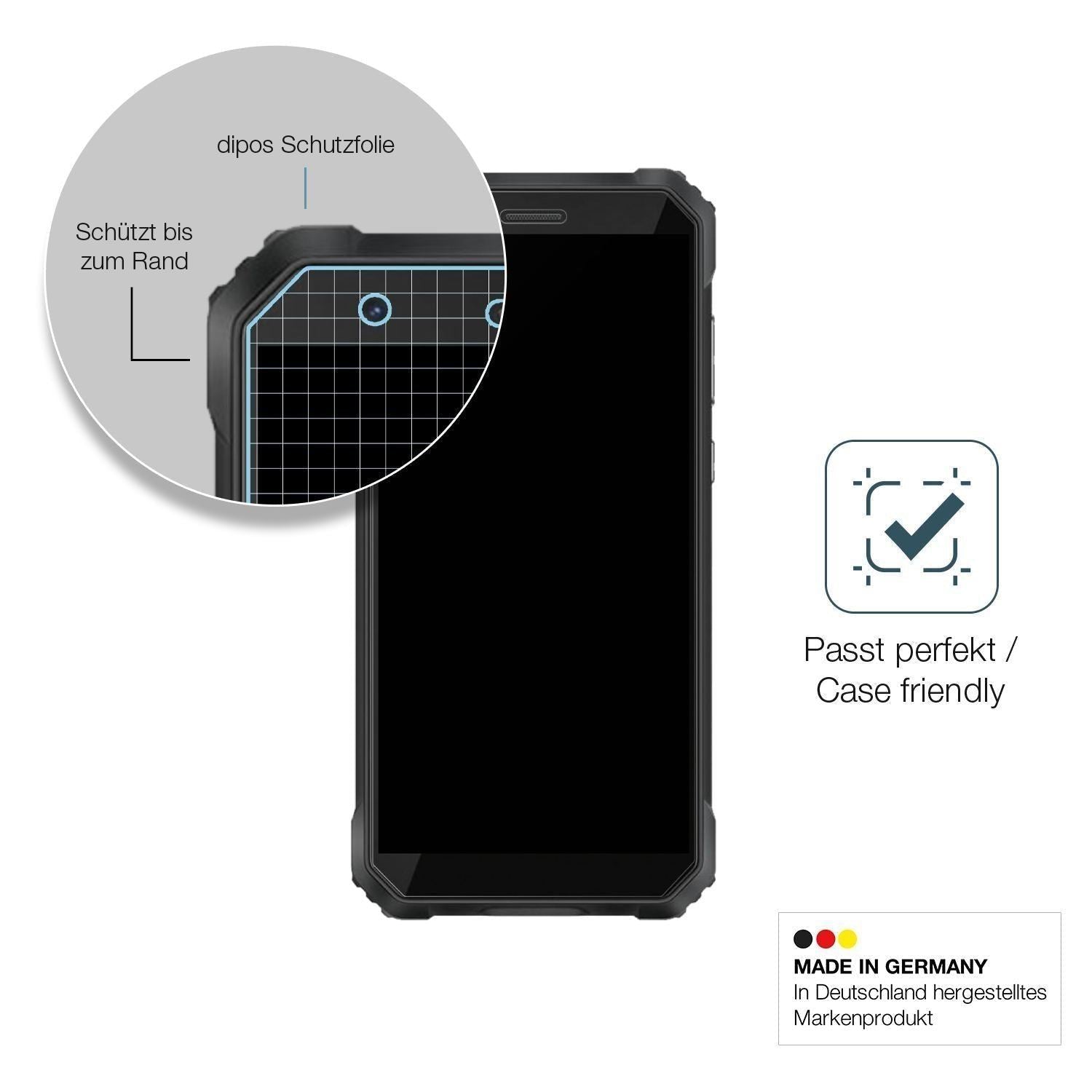 2x 9H Schutzfolie matt für Blackview S60 Pro Panze (6)