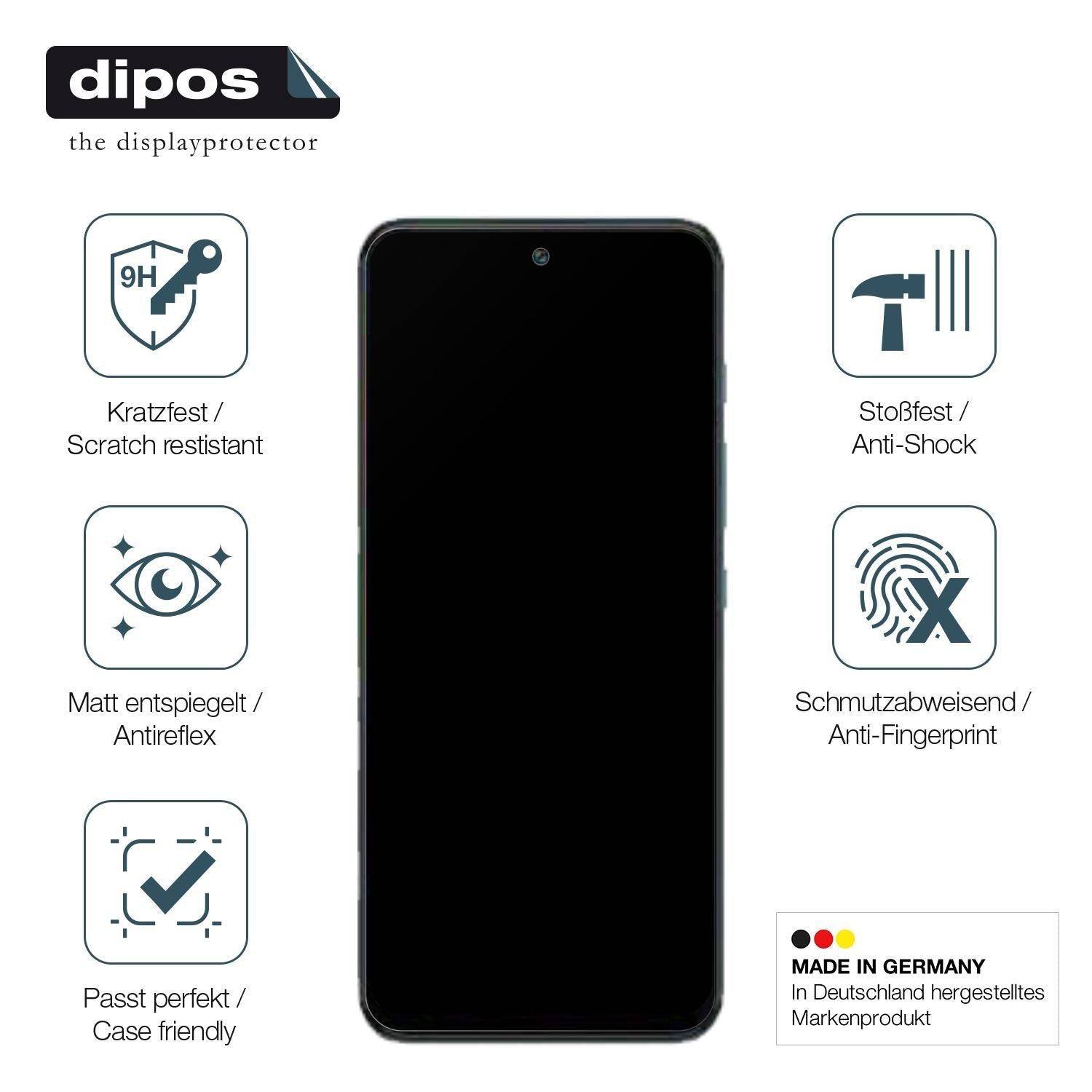 1x 9H Schutzfolie matt für Motorola Moto G81 5G Pa (7)