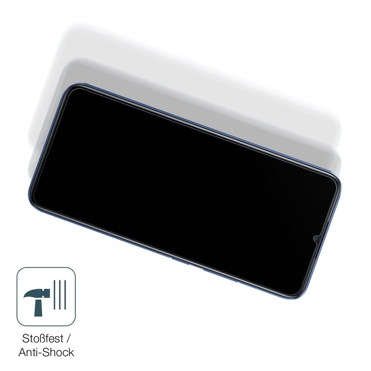 1x 9H Schutzfolie matt für Oppo Realme C3i Panzerf (4)