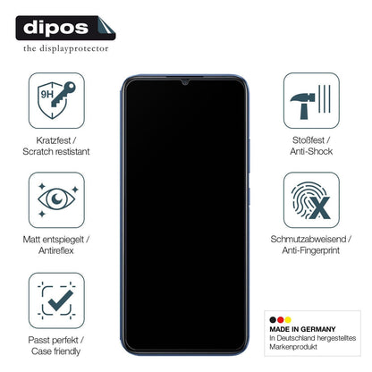 1x 9H Schutzfolie matt für Oppo Realme C3i Panzerf (7)