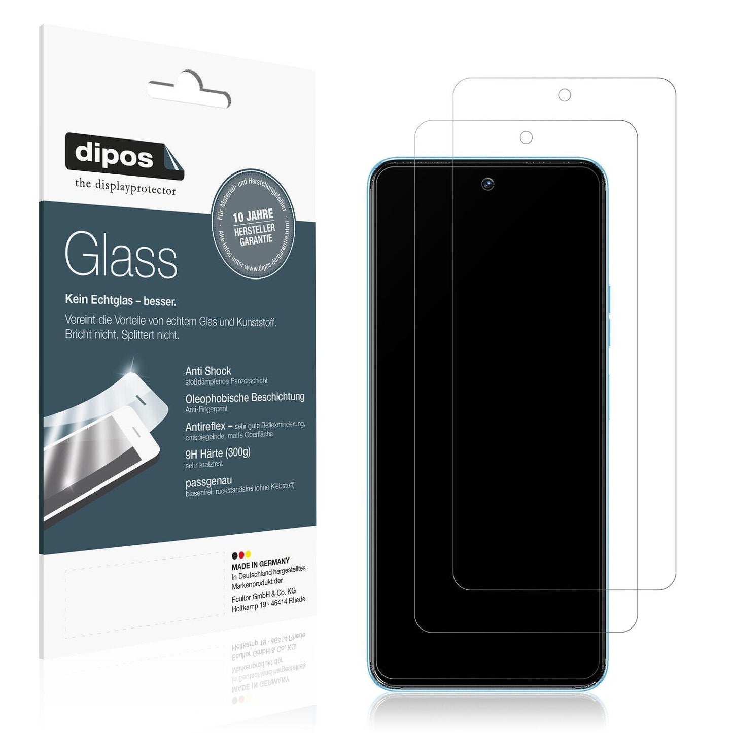 1x 9H Schutzfolie matt für Tecno Camon 19 Neo Panz (1)