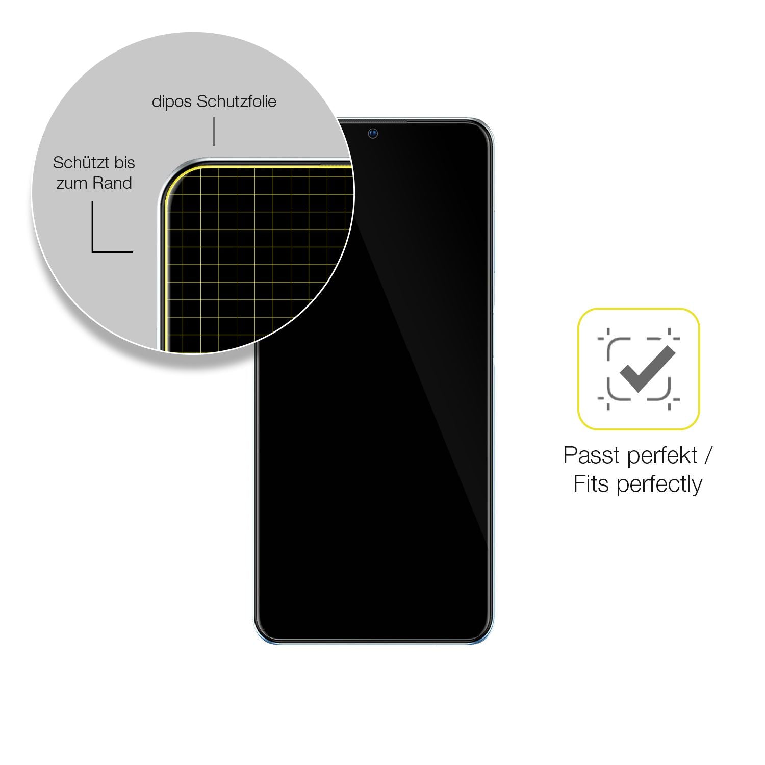 2x 3D Full Cover Schutzfolie für ZTE Blade A72 (6)