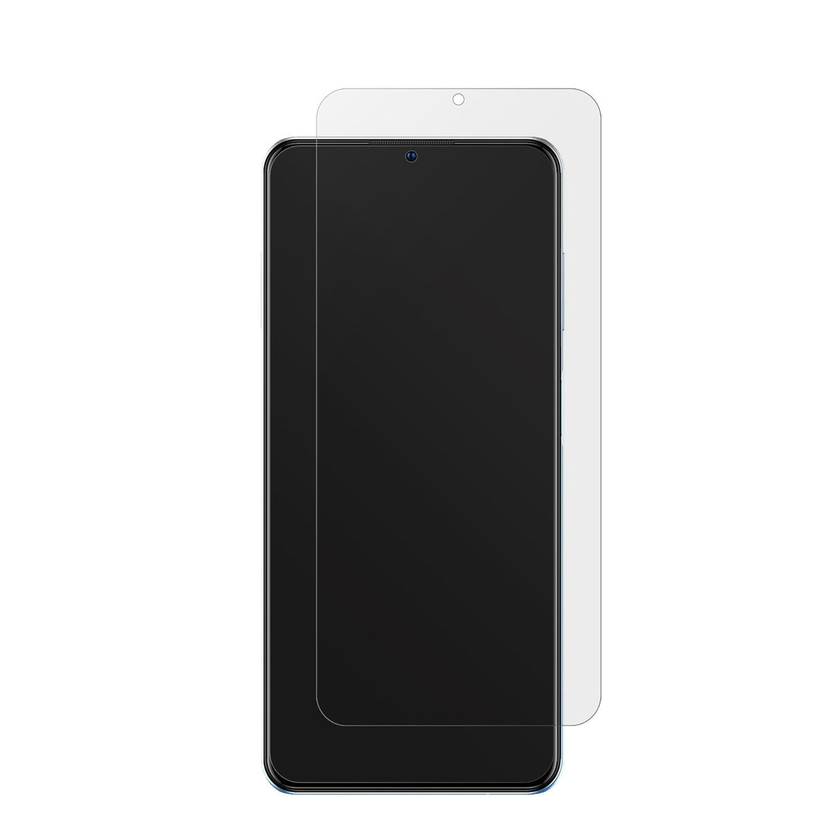 2x Schutzfolie matt für ZTE Blade A72 Display-Schu (2)
