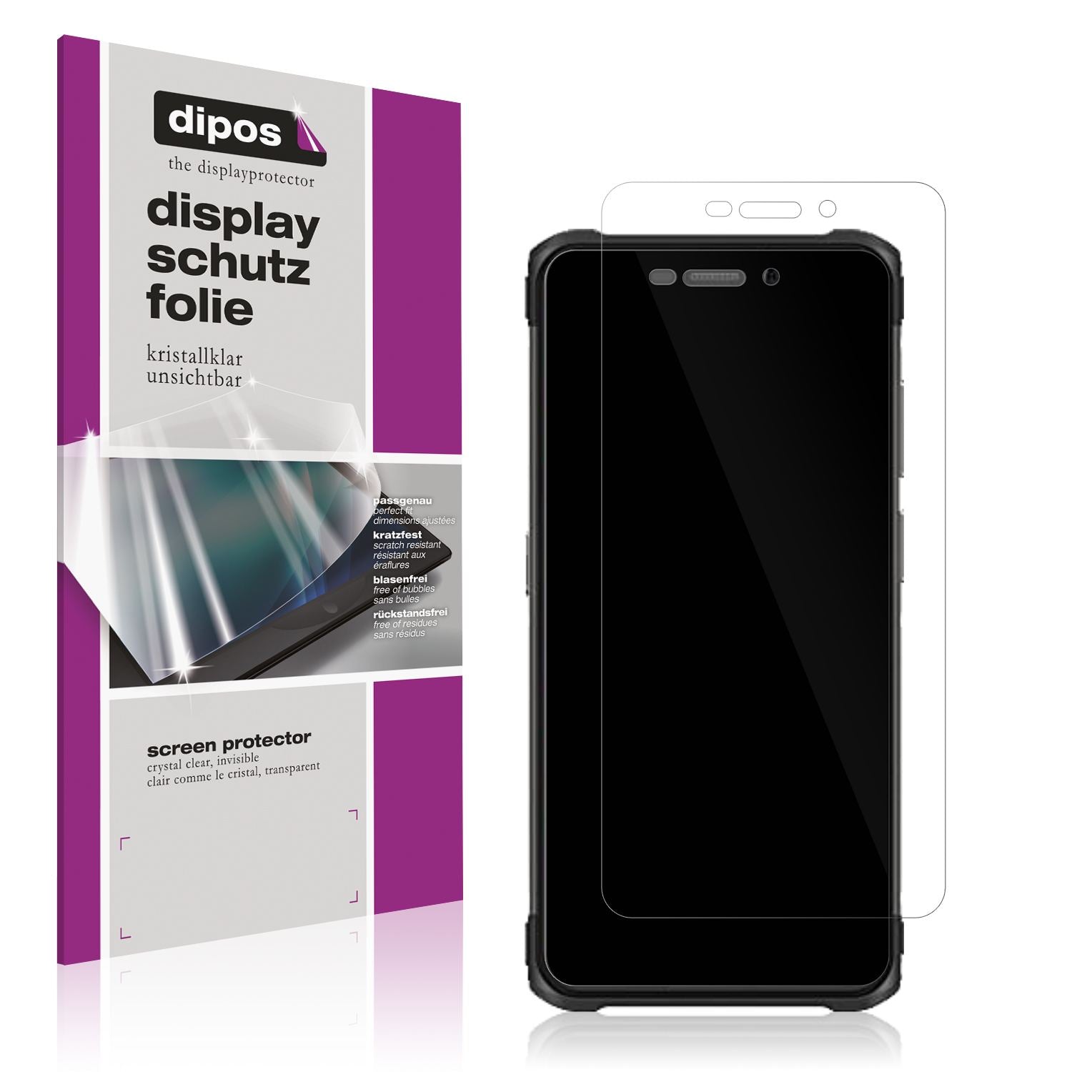 5x Schutzfolie klar für Ulefone Armor X10 Pro Disp (1)