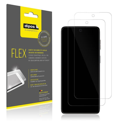 2x 3D Full Cover Schutzfolie für Motorola Moto G42 (1)