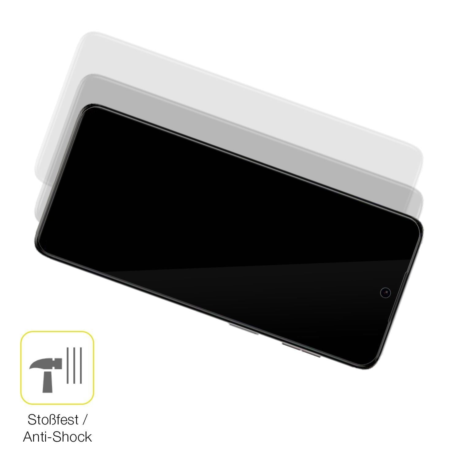 2x 3D Full Cover Schutzfolie für Motorola Moto G42 (4)