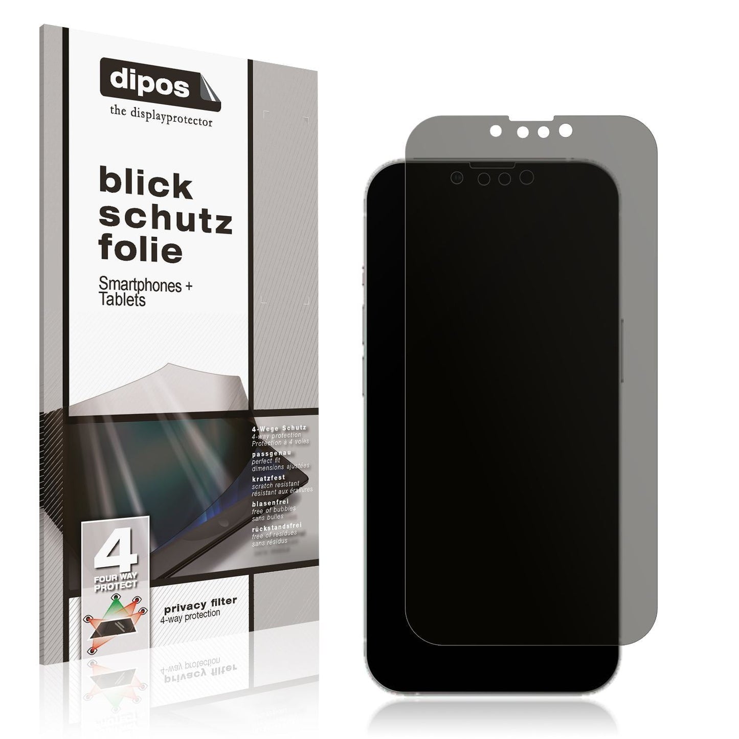 Blickschutzfolie für Apple iPhone 14 matt Schutzfo (1)
