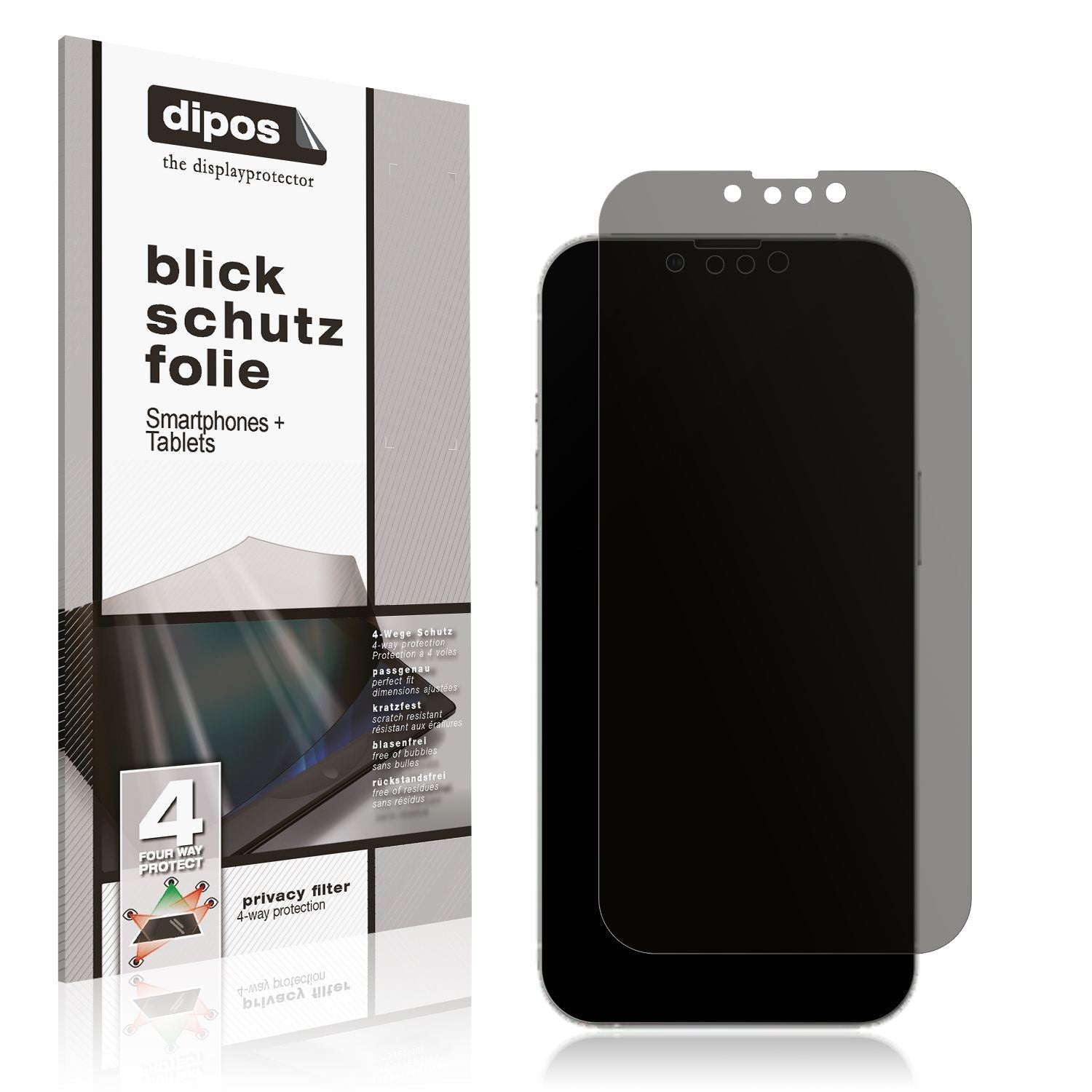 Blickschutzfolie für Apple iPhone 14 matt Schutzfo (1)