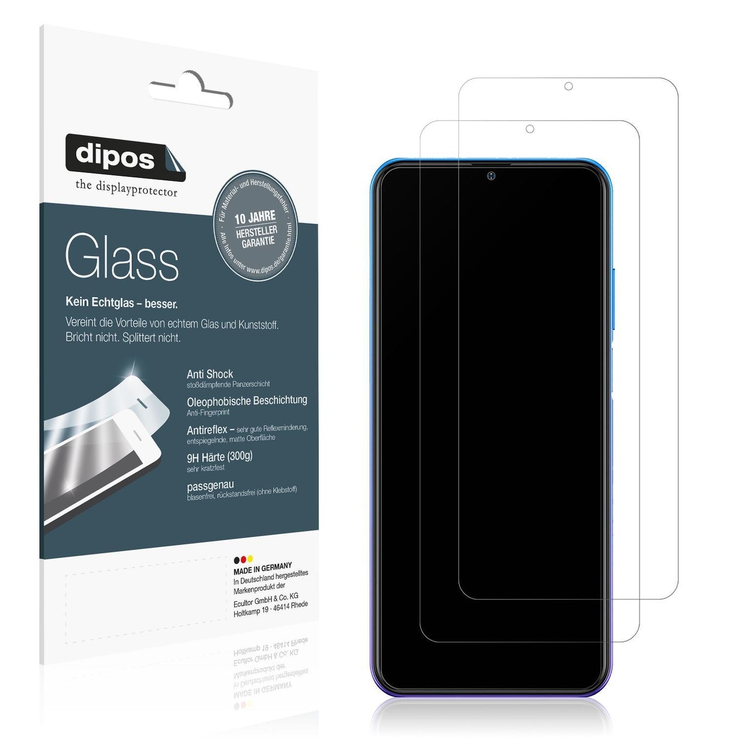 2x 9H Schutzfolie matt für Ulefone Note 12P Panzer (1)