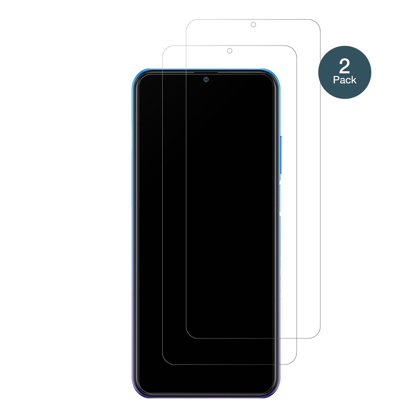 2x 9H Schutzfolie matt für Ulefone Note 12P Panzer (2)
