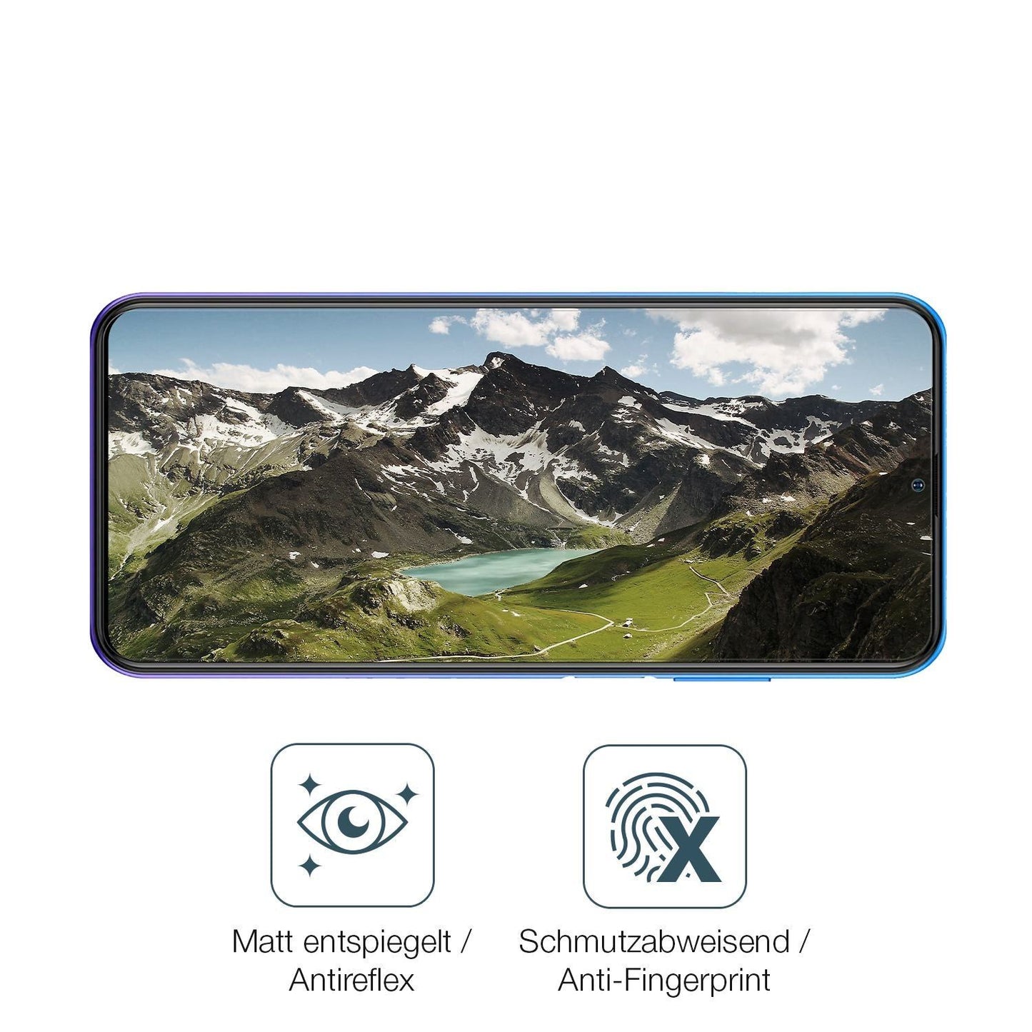 2x 9H Schutzfolie matt für Ulefone Note 12P Panzer (5)