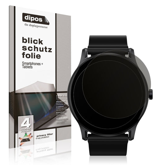 Blickschutzfolie für Haylou GS Smartwatch matt Sch (1)