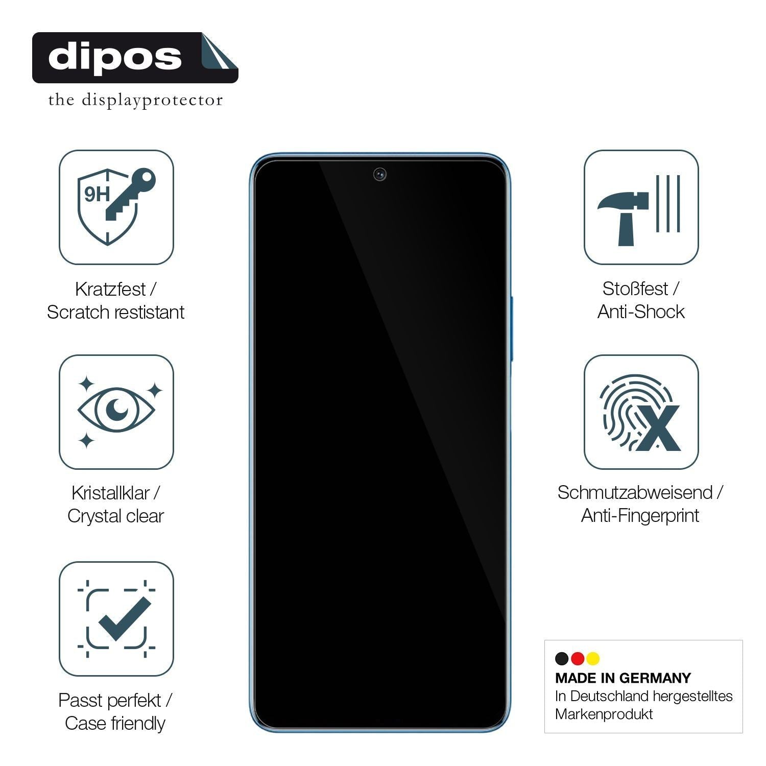 1x 9H Schutzfolie für Honor Magic 4 Lite 5G Panzer (7)