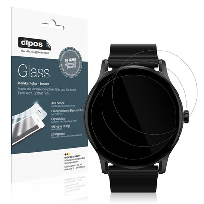 2x 9H Schutzfolie für Haylou GS Smartwatch Panzerf (1)