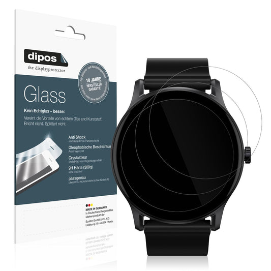 2x 9H Schutzfolie für Haylou GS Smartwatch Panzerf (1)