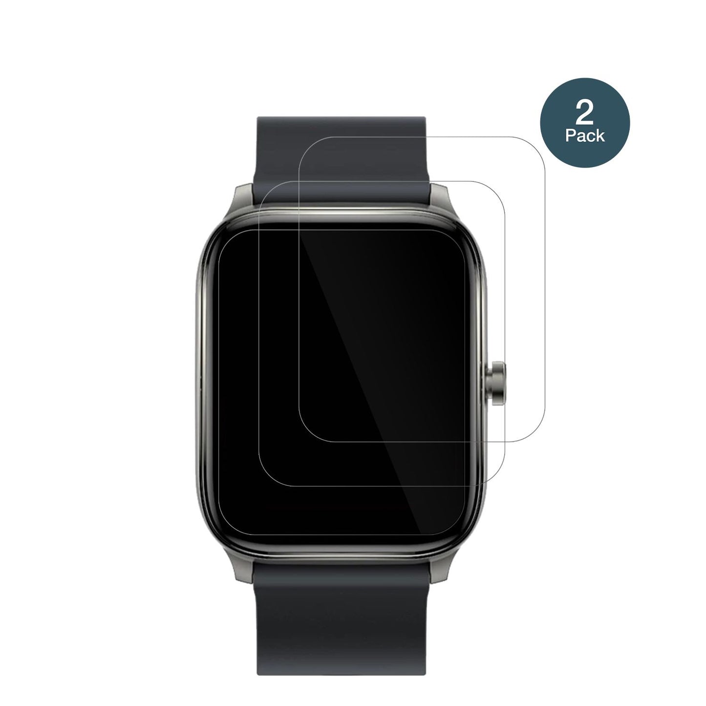 2x 9H Schutzfolie für Haylou GST Smartwatch Panzer (2)