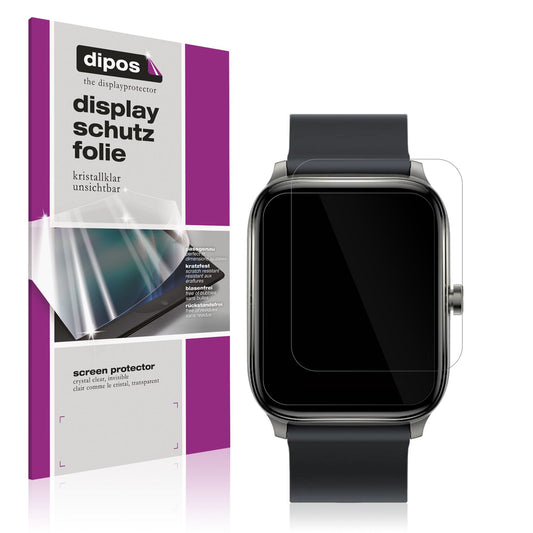 6x Schutzfolie klar für Haylou GST Smartwatch Disp (1)