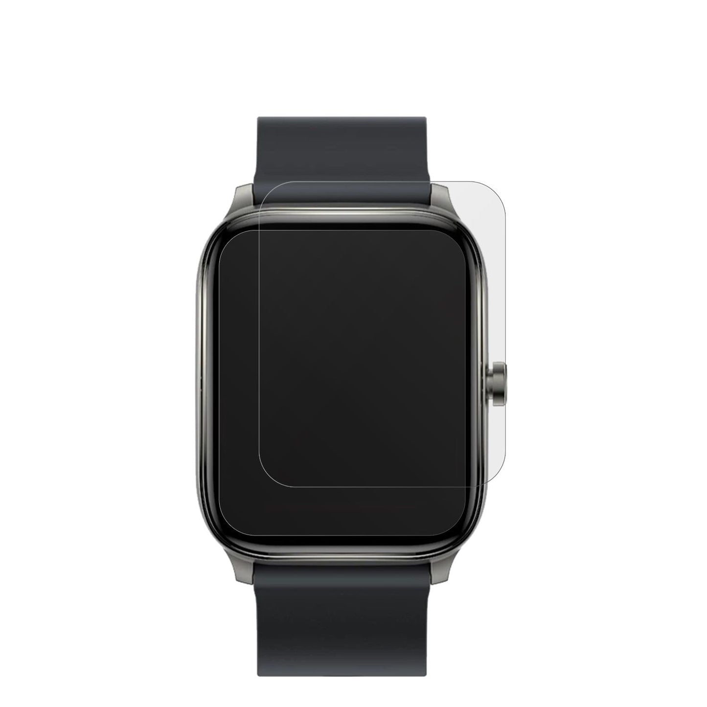 2x Schutzfolie matt für Haylou GST Smartwatch Disp (2)