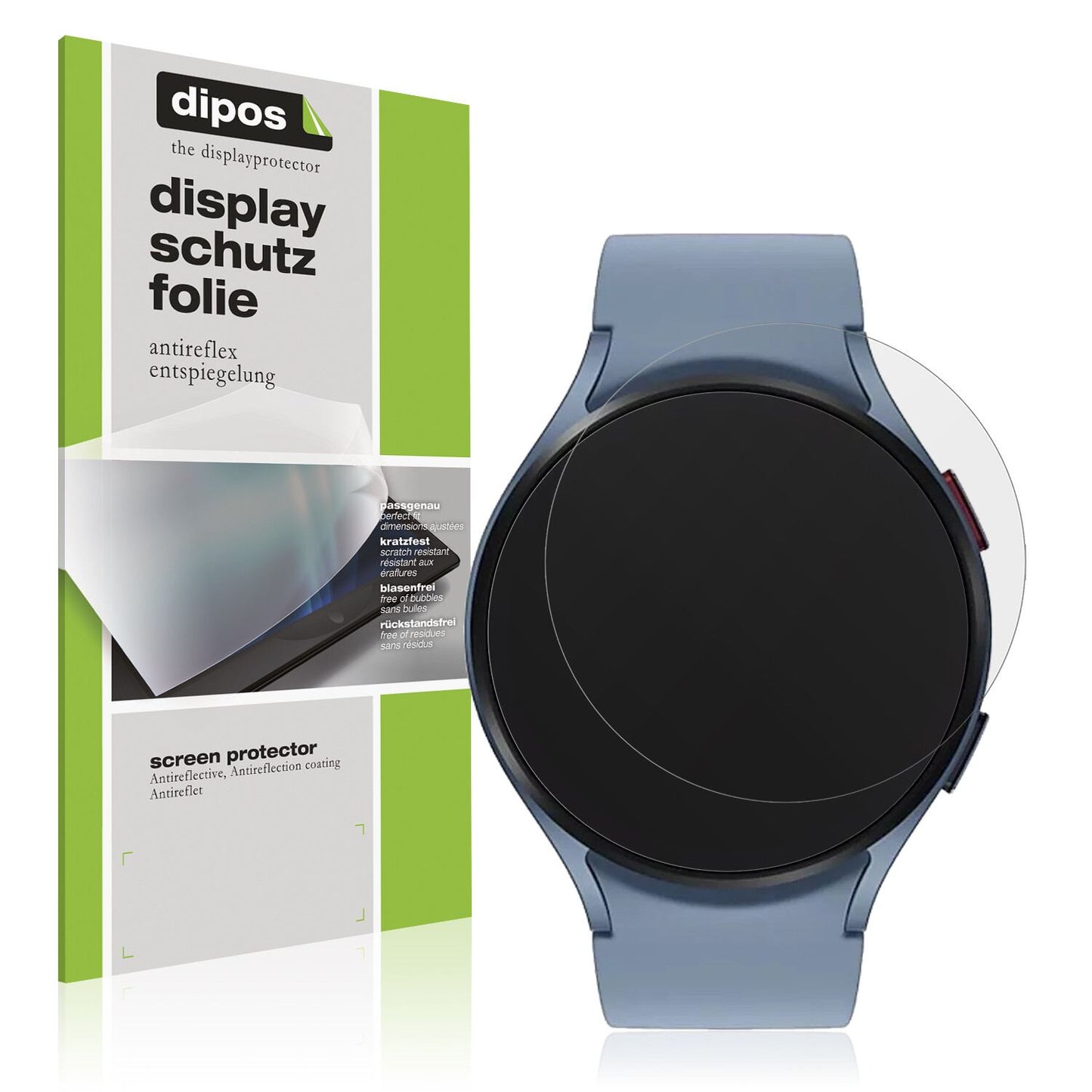 2x Schutzfolie matt für Samsung Galaxy Watch 5 (44 (1)