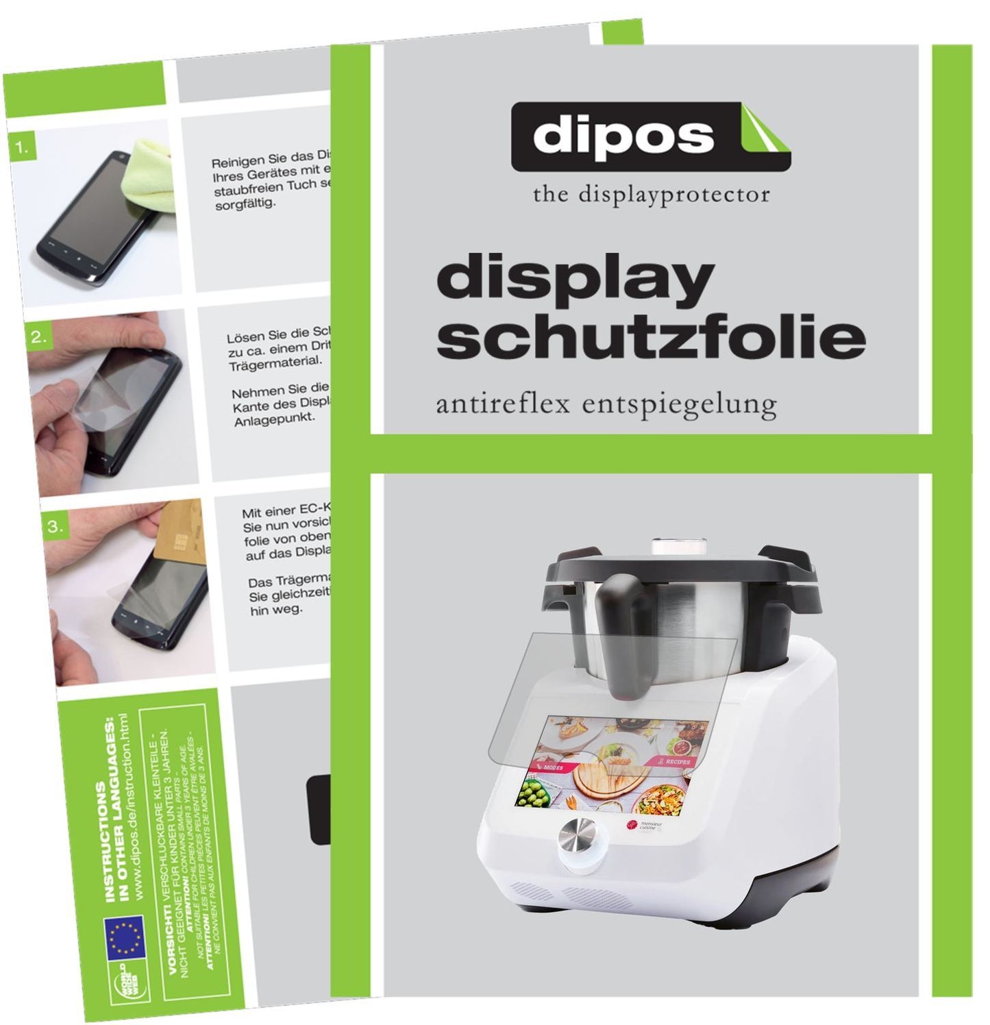 2x Schutzfolie matt für Monsieur Cuisine smart SKM (1)