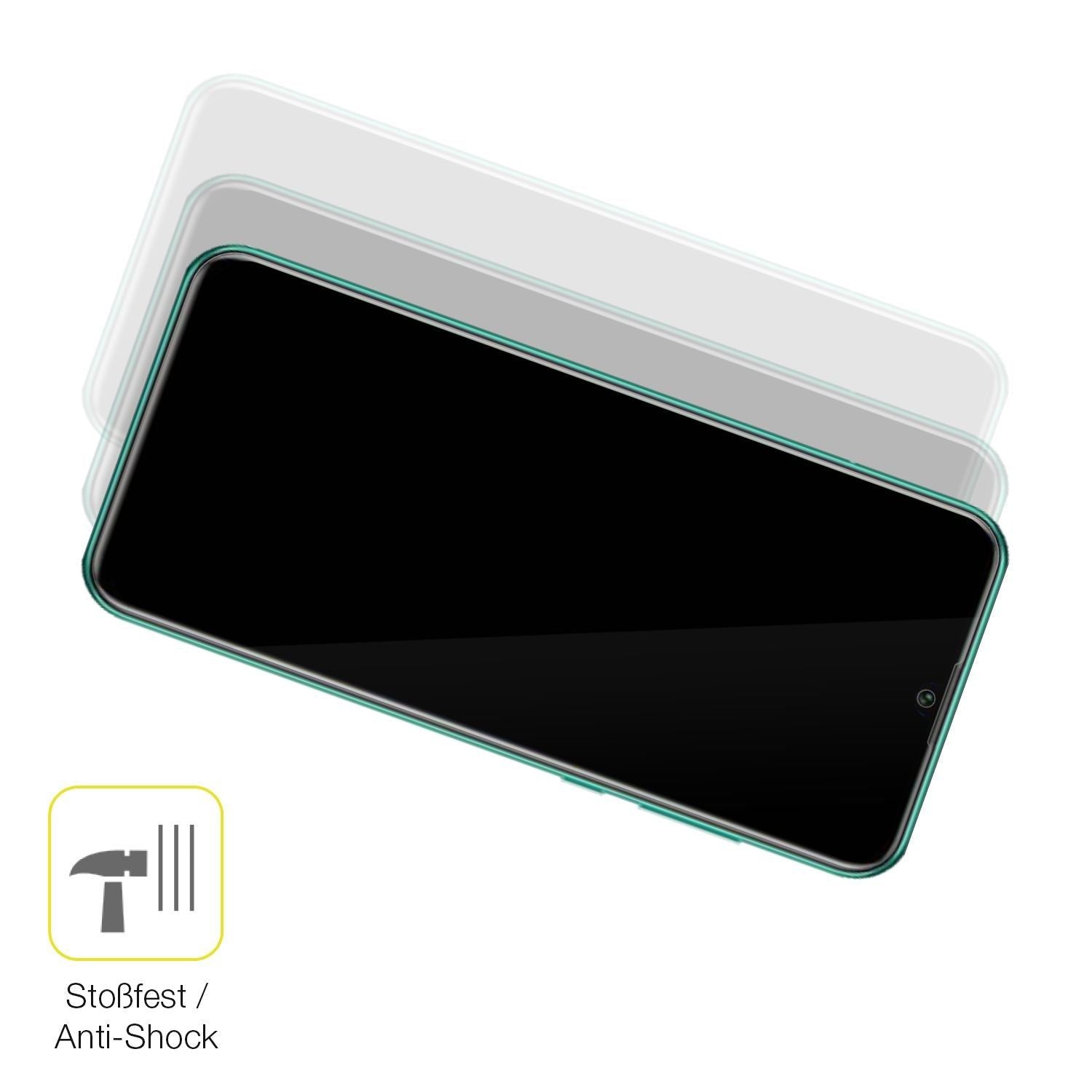 1x 3D Full Cover Schutzfolie für Huawei Enjoy 50 P (4)