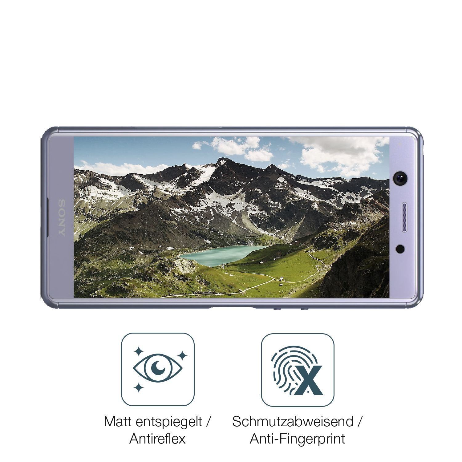 2x 9H Schutzfolie matt für Sony Xperia Ace SO-02L  (5)