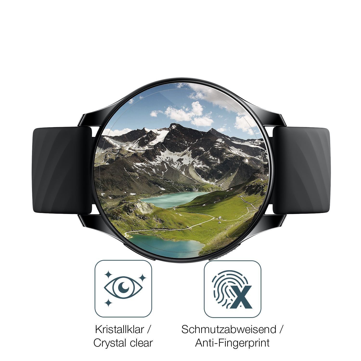 2x 9H Schutzfolie für OnePlus Nord Smartwatch Panz (5)