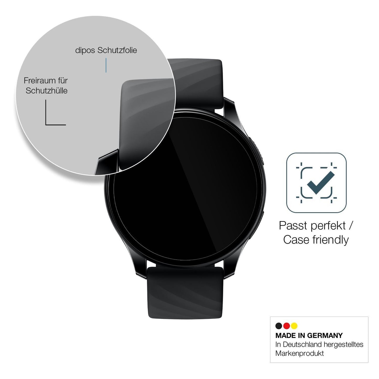 2x 9H Schutzfolie für OnePlus Nord Smartwatch Panz (6)