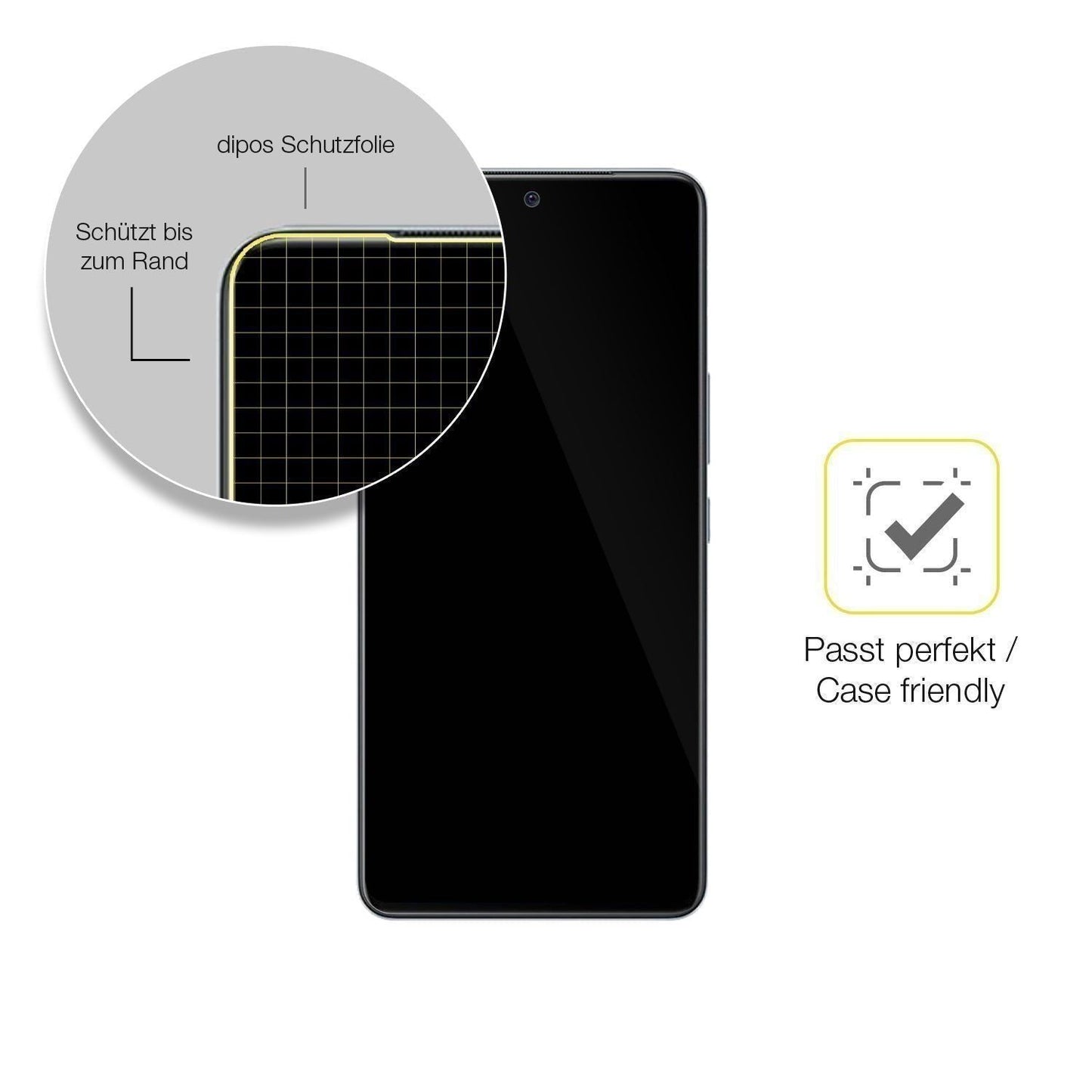 1x 3D Full Cover Schutzfolie für VIVO IQOO Neo 6SE (6)