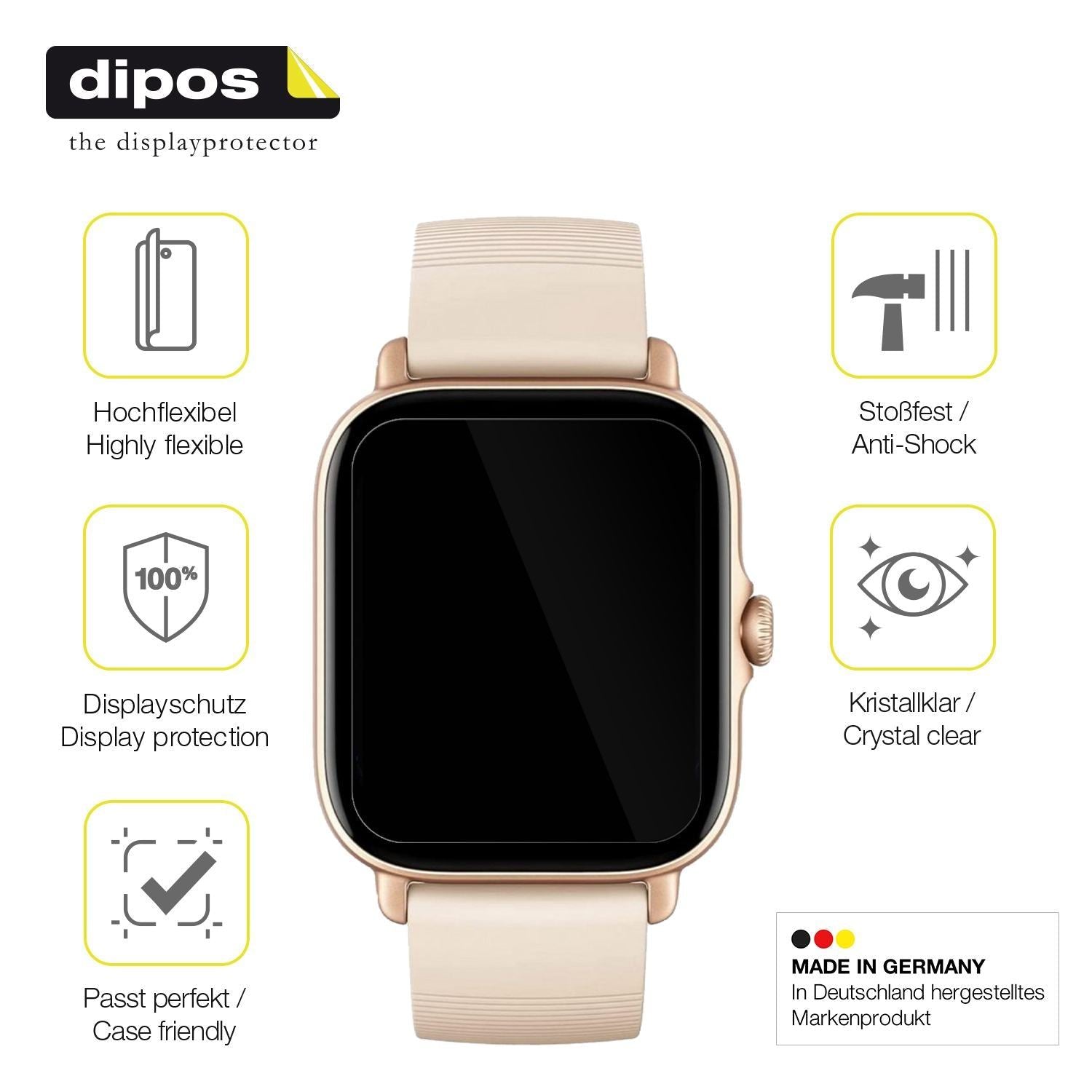 1x 3D Full Cover Schutzfolie für Amazfit GTS 3 (7)