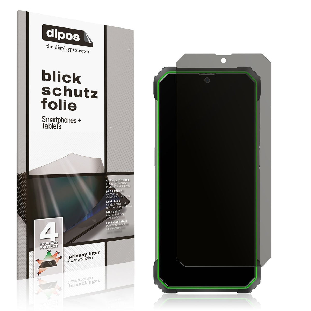 Blickschutzfolie für Blackview BV8800 matt Schutzf (1)