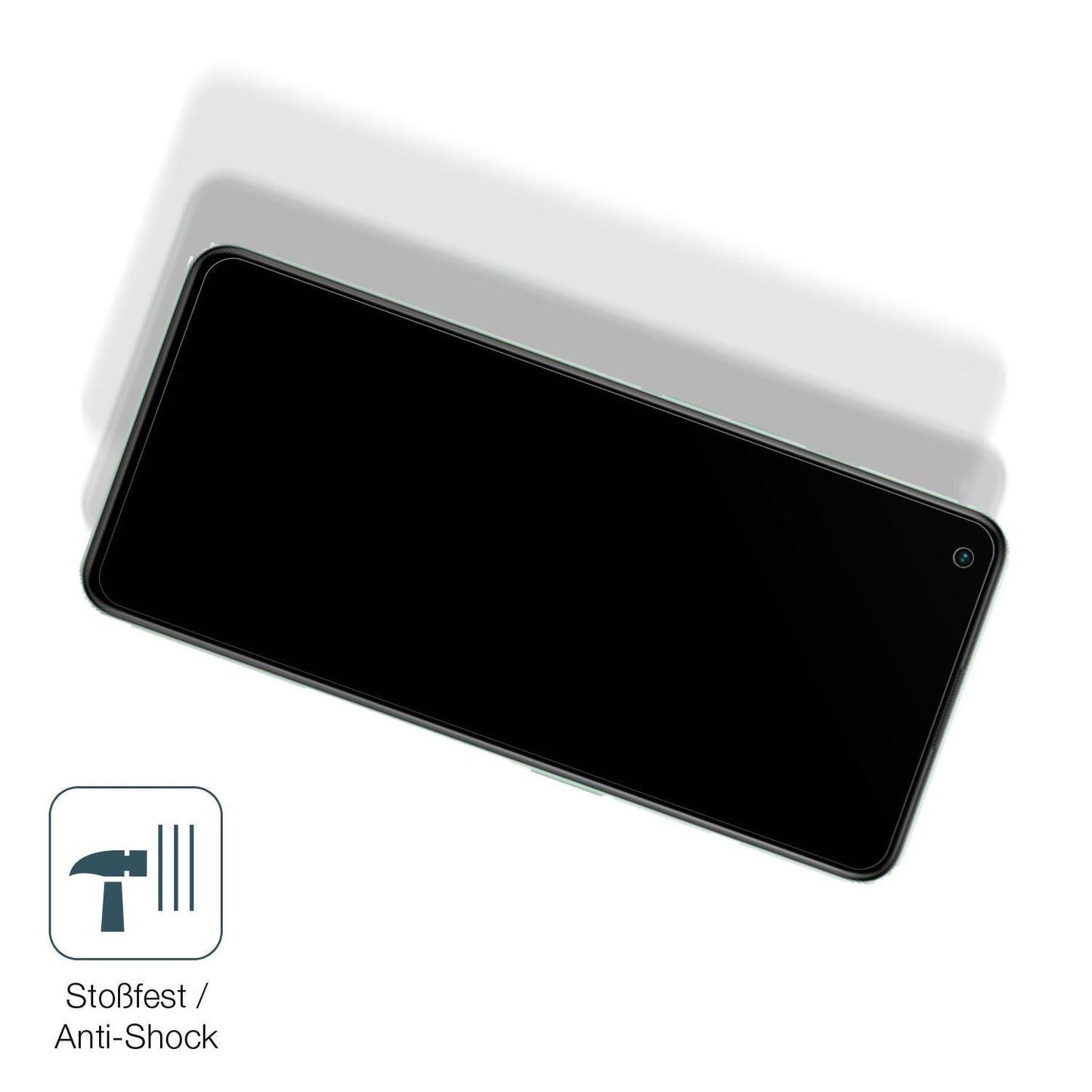 2x 9H Schutzfolie matt für Oppo Reno8 Lite Panzerf (4)