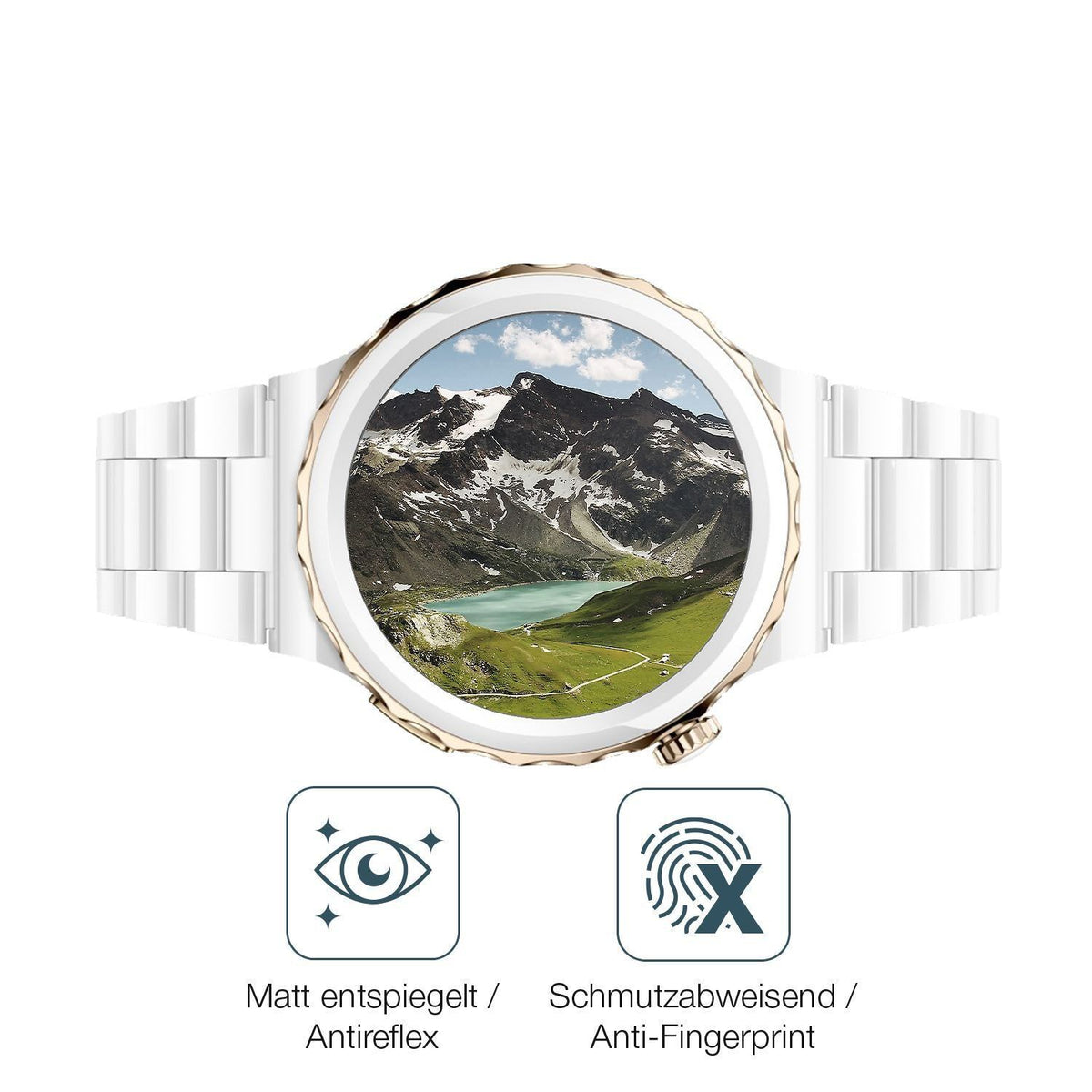 1x 9H Schutzfolie matt für Huawei Watch GT3 Pro Ce (5)
