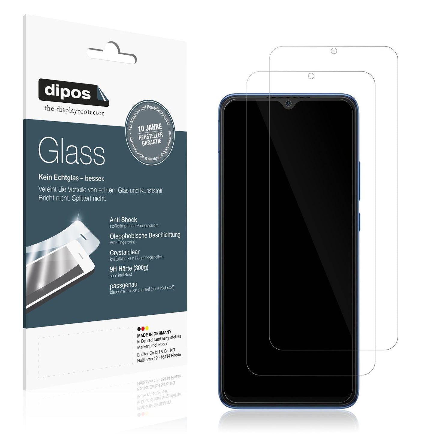 1x 9H Schutzfolie für Xiaomi Redmi 10C Panzerfolie (1)